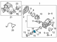 OEM 2022 Hyundai Santa Cruz Axle Bearing Diagram - 530424G000