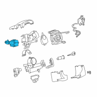 OEM 2014 Buick Enclave Combo Switch Diagram - 84049754