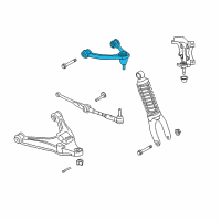 OEM Dodge Viper Rear Upper Control Arm Diagram - 5290117AE