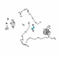 OEM Kia Forte Koup Hose-Power Steering Oil Suction Diagram - 575311M100