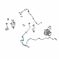 OEM 2012 Kia Forte Koup Tube & Hose Assembly-Ret Diagram - 575701M501