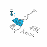 OEM 2010 Chrysler Sebring Module-Fuel Pump/Level Unit Diagram - 68004475AE