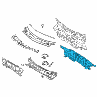 OEM 2013 Ford Police Interceptor Utility Dash Panel Diagram - BB5Z-7801610-A