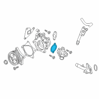 OEM 2022 GMC Terrain Thermostat Unit Gasket Diagram - 12649163