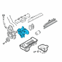 OEM 2001 Chevrolet Silverado 3500 Cooler Asm, Engine Oil Diagram - 19210615