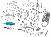 OEM 2022 Acura MDX Heater Complete Left, Front Diagram - 81534-TYA-A22