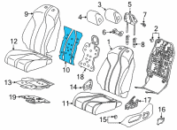 OEM 2022 Acura MDX Heater Complete, Front Diagram - 81524-TYA-A21