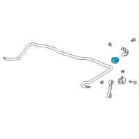 OEM 1995 BMW 318i Stabilizer Rubber Mounting Diagram - 33-55-1-135-720