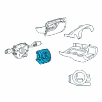 OEM 2020 Toyota GR Supra Clock Spring Diagram - 84307-WAA01