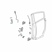 OEM Saturn SC2 Striker Screw Diagram - 21170924