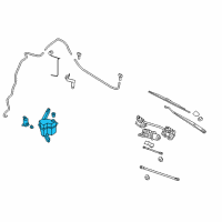 OEM 2021 Nissan NV200 Tank Assy-Windshield Washer Diagram - 28910-EL400