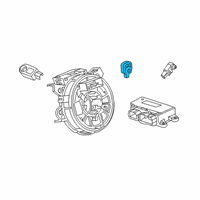 OEM 2020 GMC Sierra 1500 Side Sensor Diagram - 13519412