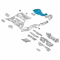 OEM 2007 Lexus SC430 Pan, Rear Floor Diagram - 58311-24050