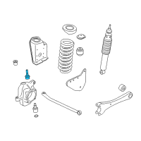 OEM 2008 Ford F-250 Super Duty Upper Ball Joints Diagram - BC3Z-3049-B