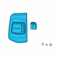 OEM 2022 Ram 1500 Lamp-Tail Diagram - 55112992AD