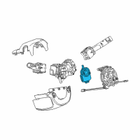 OEM 2014 Cadillac SRX Steering Sensor Assembly Diagram - 13589991