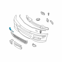 OEM 2002 BMW M3 Flap, Towing Eye, Primed Diagram - 51-11-2-695-252