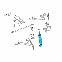 OEM Chevrolet Silverado 3500 Shock Diagram - 19209331