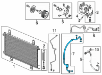 OEM 2022 Honda Civic HOSE, SUCTION Diagram - 80311-T20-A01