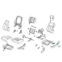 OEM Saturn LW200 Switch Asm, Driver Seat Adjuster & Reclining *Neutral L Diagram - 22677354