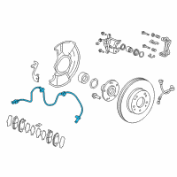 OEM 2019 Honda CR-V Sensor Assy., R. FR. Diagram - 57450-TLA-A02