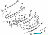 OEM BMW M5 REFLECTOR, REAR LEFT Diagram - 63-14-9-463-763