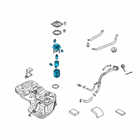 OEM 2020 Hyundai Santa Fe Pump Assembly-Fuel Diagram - 31120-S1500