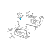 OEM 2009 Pontiac G6 Switch Asm-Front Side Door Window & Rear Side Door Window Diagram - 25801988