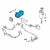 OEM 2009 BMW X5 Tandem Pump Diagram - 32-41-6-783-963