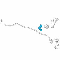 OEM 2018 Acura ILX Holder, Stabilizer Bush Diagram - 52308-SVB-A01