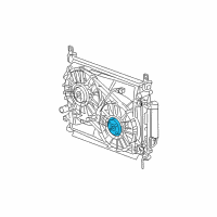 OEM Dodge Motor-Radiator Fan Diagram - 5137715AB