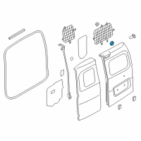 OEM Chevrolet City Express Door Shell Plug Diagram - 19316790