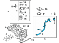 OEM Hyundai FILLER NECK & HOSE ASSY Diagram - 31030-K5000