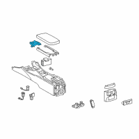 OEM 2011 Lexus IS350 Lock Sub-Assy, Console Compartment Door Diagram - 58908-53041-A5