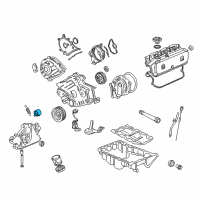 OEM 2003 Acura RL Adjuster, Timing Belt Diagram - 14510-P5A-003