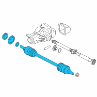 OEM 2017 BMW X4 Right Cv Axle Assembly Diagram - 33-20-7-612-796