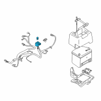 OEM 2001 Chrysler Sebring Battery Carriers Diagram - MR452999