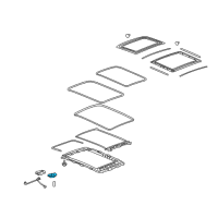 OEM 2019 Buick Envision Window Shade Motor Diagram - 22967979