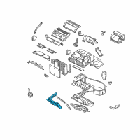 OEM Pontiac Grand Prix Core Asm, Heater Diagram - 88956887