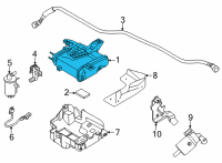 OEM 2021 Kia Seltos CANISTER Assembly Diagram - 31410Q5600