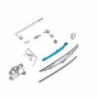 OEM BMW X5 OEAR WINDOW WIPER ARM Diagram - 61-61-9-449-922