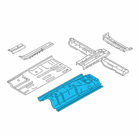 OEM 2015 Hyundai Elantra GT Panel Assembly-Center Floor, Center Diagram - 65113-A5000