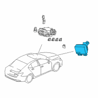 OEM Acura Unit Assembly, Eps Diagram - 39980-TZ4-A73