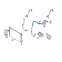 OEM Hyundai Veracruz Hose-Cooler Line Suction Diagram - 97763-3J310