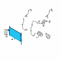 OEM 2012 Hyundai Veracruz Condenser Assembly-Cooler Diagram - 97606-3J100