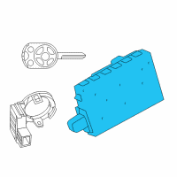 OEM 2009 Ford Taurus Antitheft Module Diagram - 9G1Z-15604-A