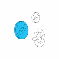 OEM 2005 Ford Freestar Wheel Cover Diagram - 3F2Z-1130-AA