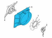 OEM 2018 Ford E-350 Super Duty Fan Shroud Diagram - HC2Z-8146-B