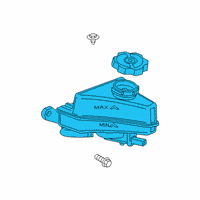 OEM 2019 Cadillac XT4 Reservoir Assembly Diagram - 84715254