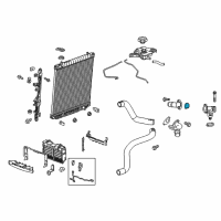 OEM 2015 Cadillac CTS Outlet Pipe Seal Diagram - 12649985